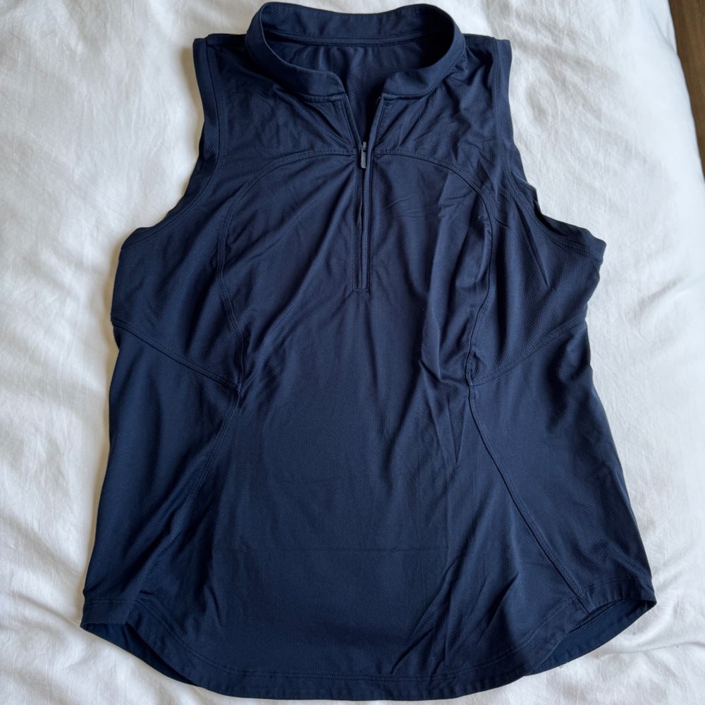 Lululemon Navy Sleeveless Golf Tank